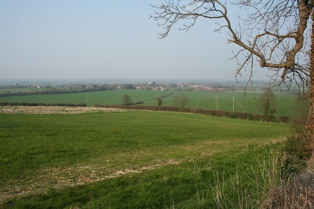 Pirton View to Pirton from High Down House