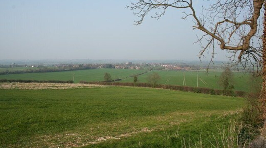 Pirton View to Pirton from High Down House