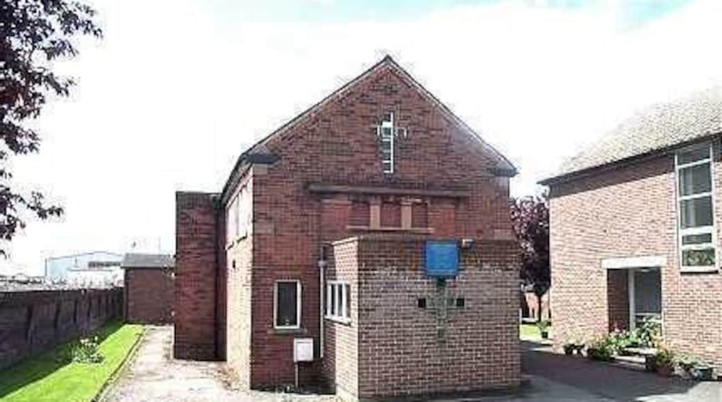 Featherstone, St Gerald Majella Roman Catholic Church. This Church is on the western side of the northern end of Station Lane, the main street in Featherstone.