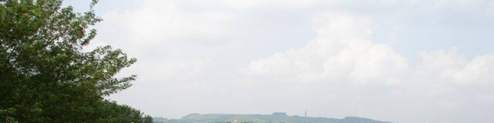 Down the valley towards a Kent designated woodland habitat