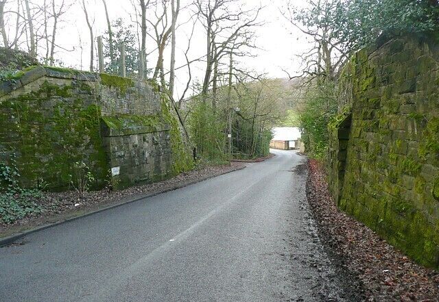 Former railway bridge, Crosland Factory Lane, South Crosland
