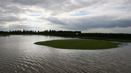The Eagles The Eagles 9 hole golf course during the floods