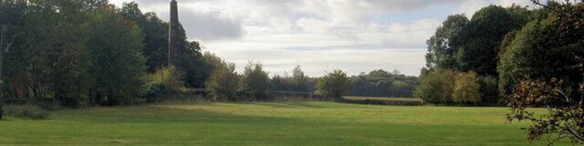 Queen Anne's Obelisk Part of Wentworth castle estate. A rather obscure inscription dates it as 1734 20 years after Queen Anne's death.