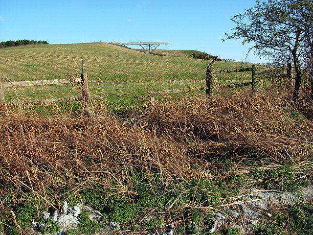 Coal tip and conveyor Most of the tip seems to have been neatly landscaped over and mowed. Another part of the conveyor is visible in other Geograph pictures where it extends over a crossroads.