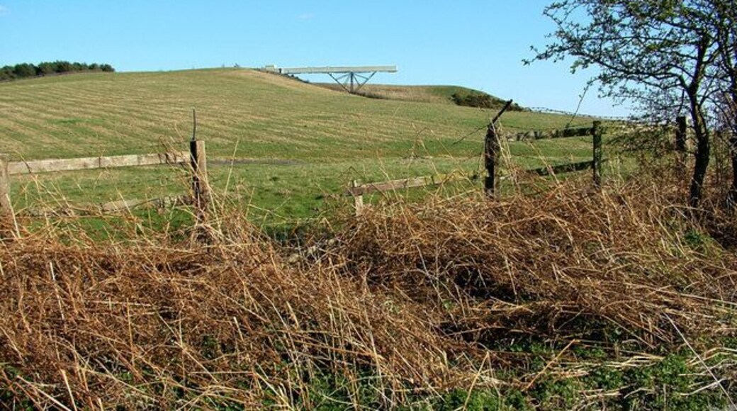 Coal tip and conveyor Most of the tip seems to have been neatly landscaped over and mowed. Another part of the conveyor is visible in other Geograph pictures where it extends over a crossroads.