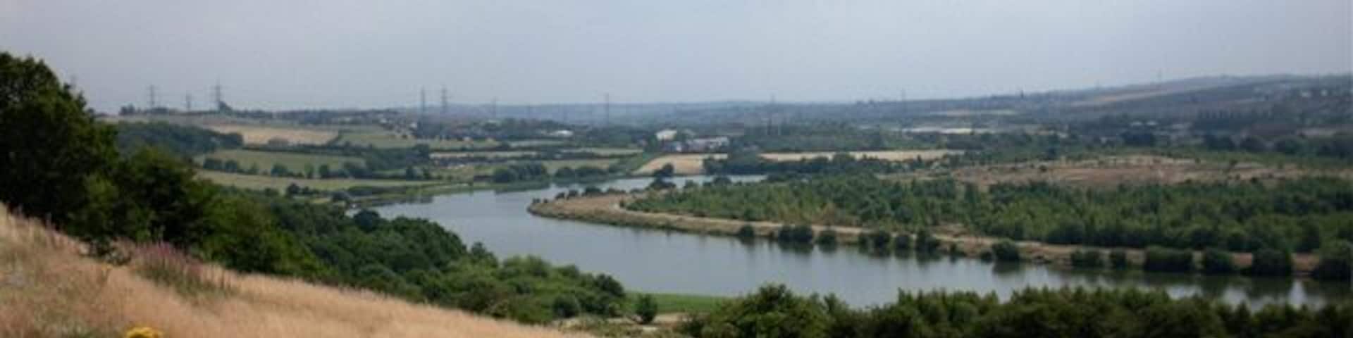 Treeton Dyke The small lake Treeton Dyke on the South East corner of Sheffield / Rotherham, originally the old course of the River Rother. Surrounded by woods, rivers and fields this was a wonderful place for a country loving kid to grow up!