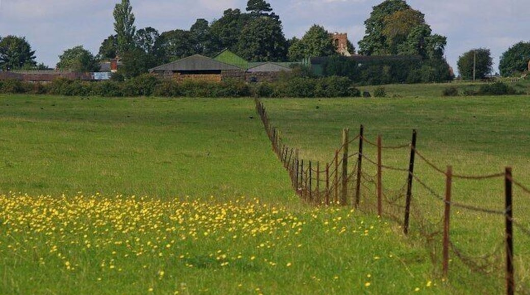 Not Such an Ugly View! This is a view of the village of Ugley from the footpath beside the M11