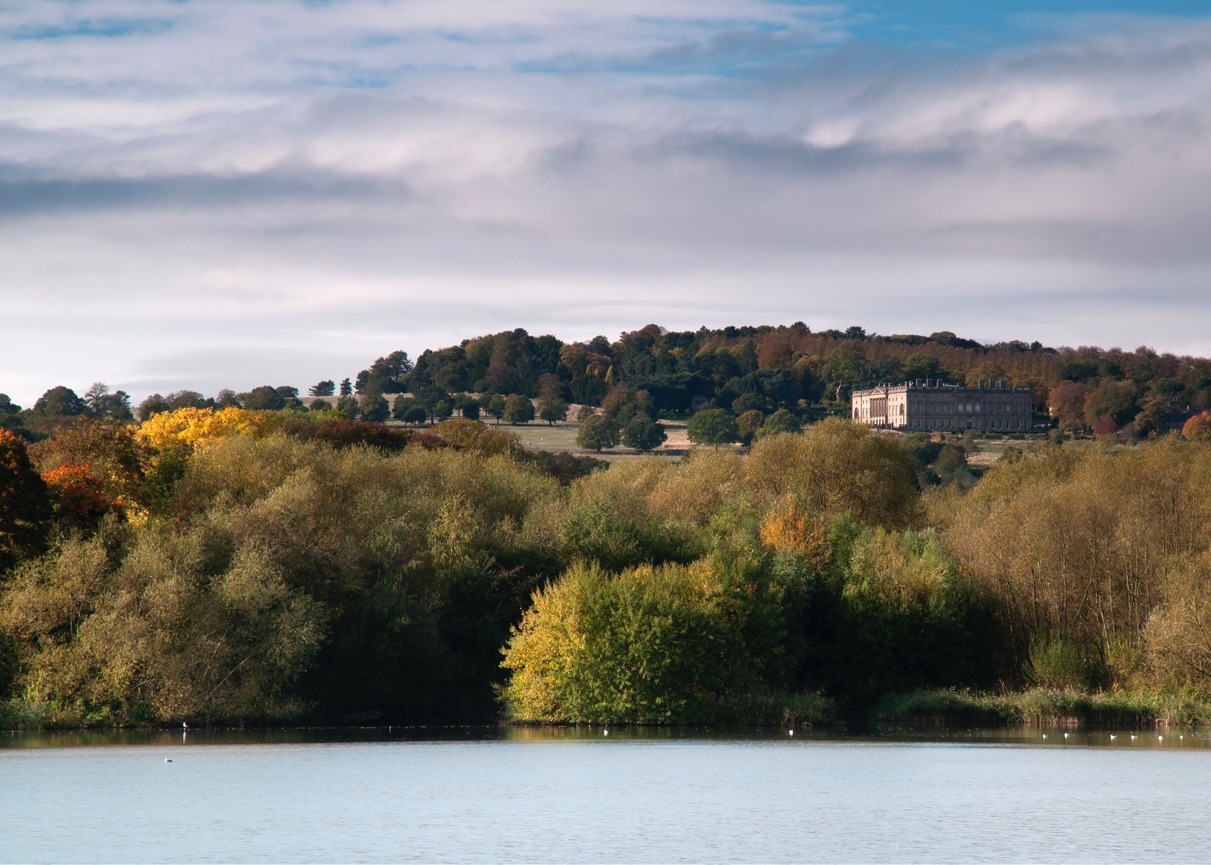Looking over Worsbrough Resovior towards Wentworth Castle Gardens on a nice autumn day. 🍂