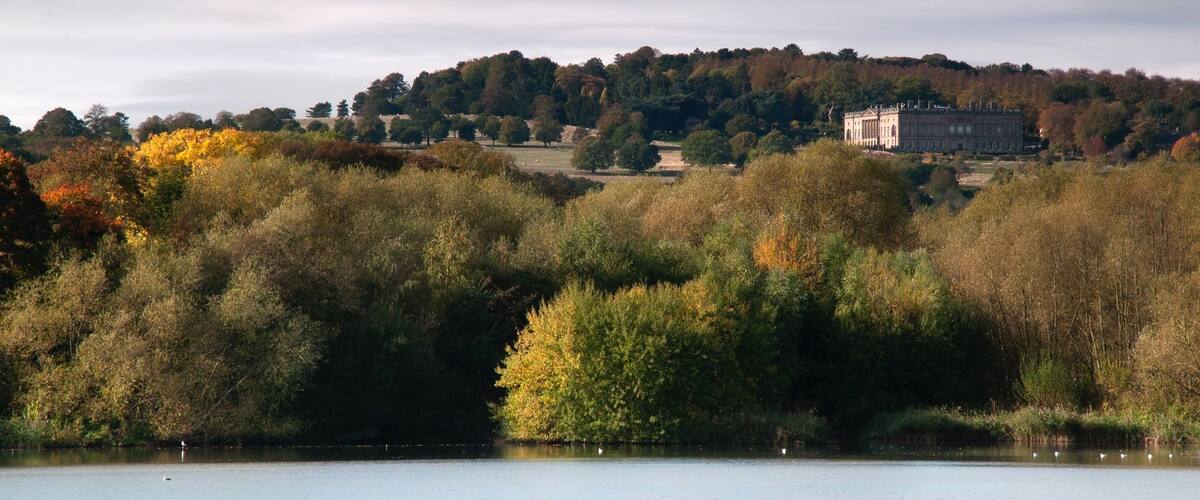 Looking over Worsbrough Resovior towards Wentworth Castle Gardens on a nice autumn day. 🍂