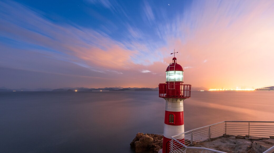 Shenzhen Yantian seaside plank road Lighthouse