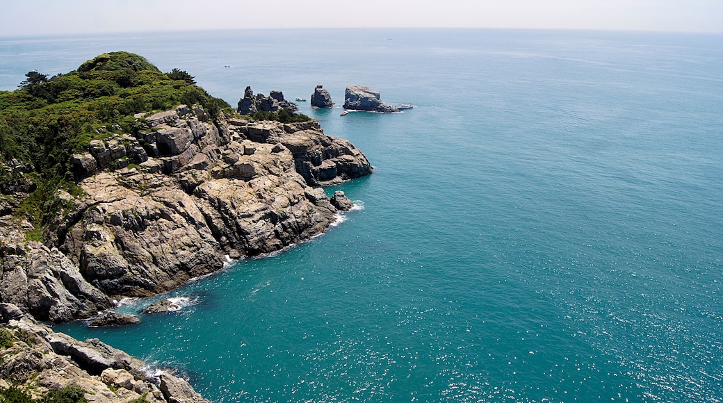 Oedo Island coastline, Hallyeohaesang National Park, Busan, South Korea