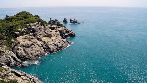 Oedo Island coastline, Hallyeohaesang National Park, Busan, South Korea