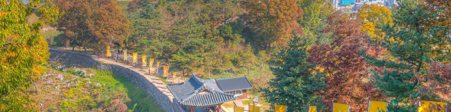 Gongsanseong fortress in Gongju, Republic of Korea