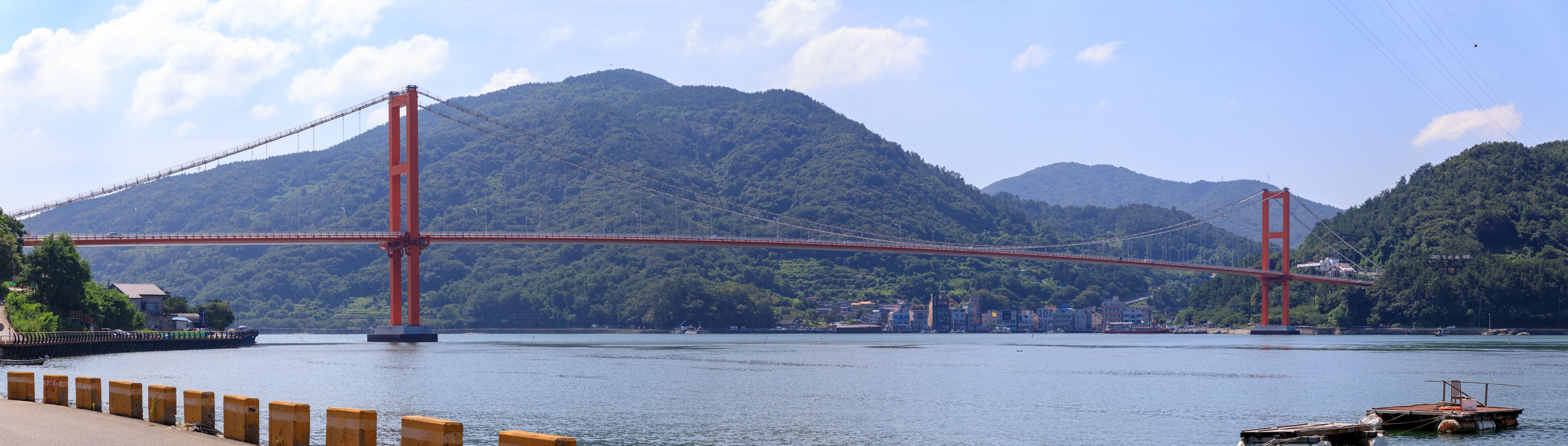 Namhae Bridge, Suspension bridge in Namhae County, South Gyeongsang Province, Korea