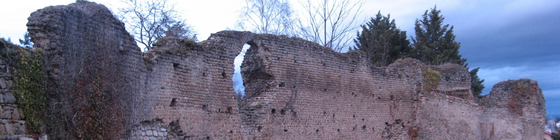 Montbrison, Moingt, théùtre romain, intérieur