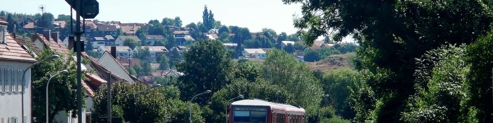 Bahn Richtung Blaustein