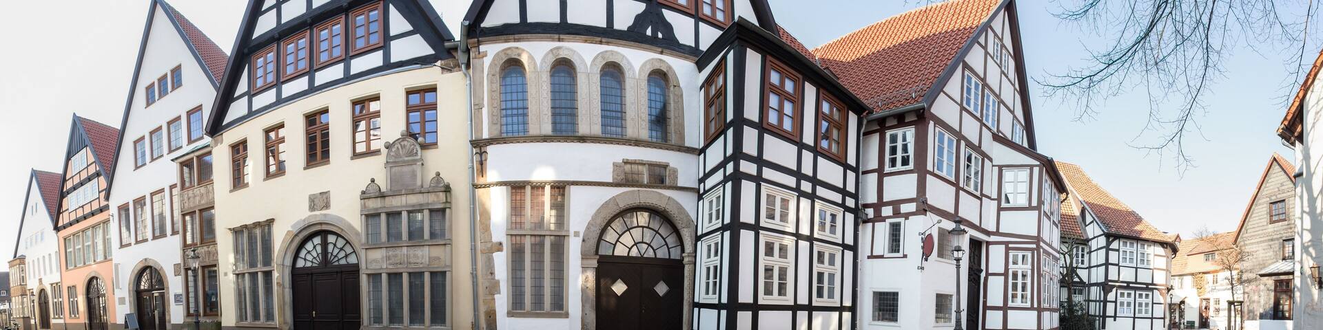 historic buildings in minden germany high definition panorama
