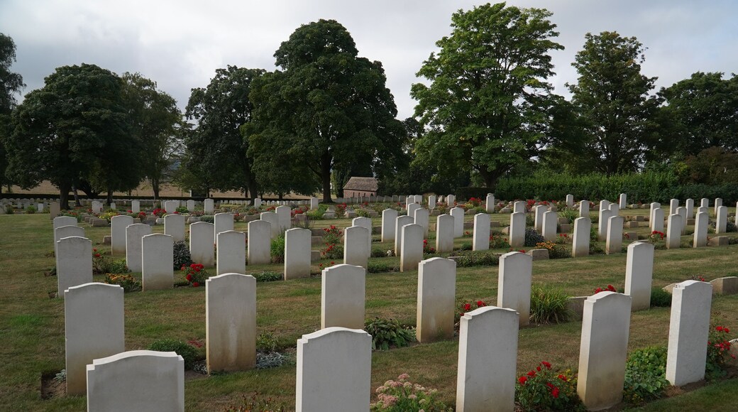 Hanover English War Cemetery. 2. world war and military cemetery Hannover Ahlem, Lower Saxony, Germany.