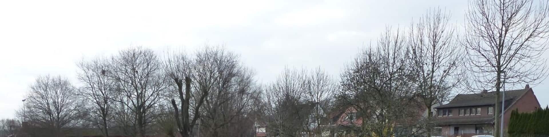 Die Ohe (Schunter) am Ortsrand von Rühme, Blickrichtung Süden, stromaufwärts.