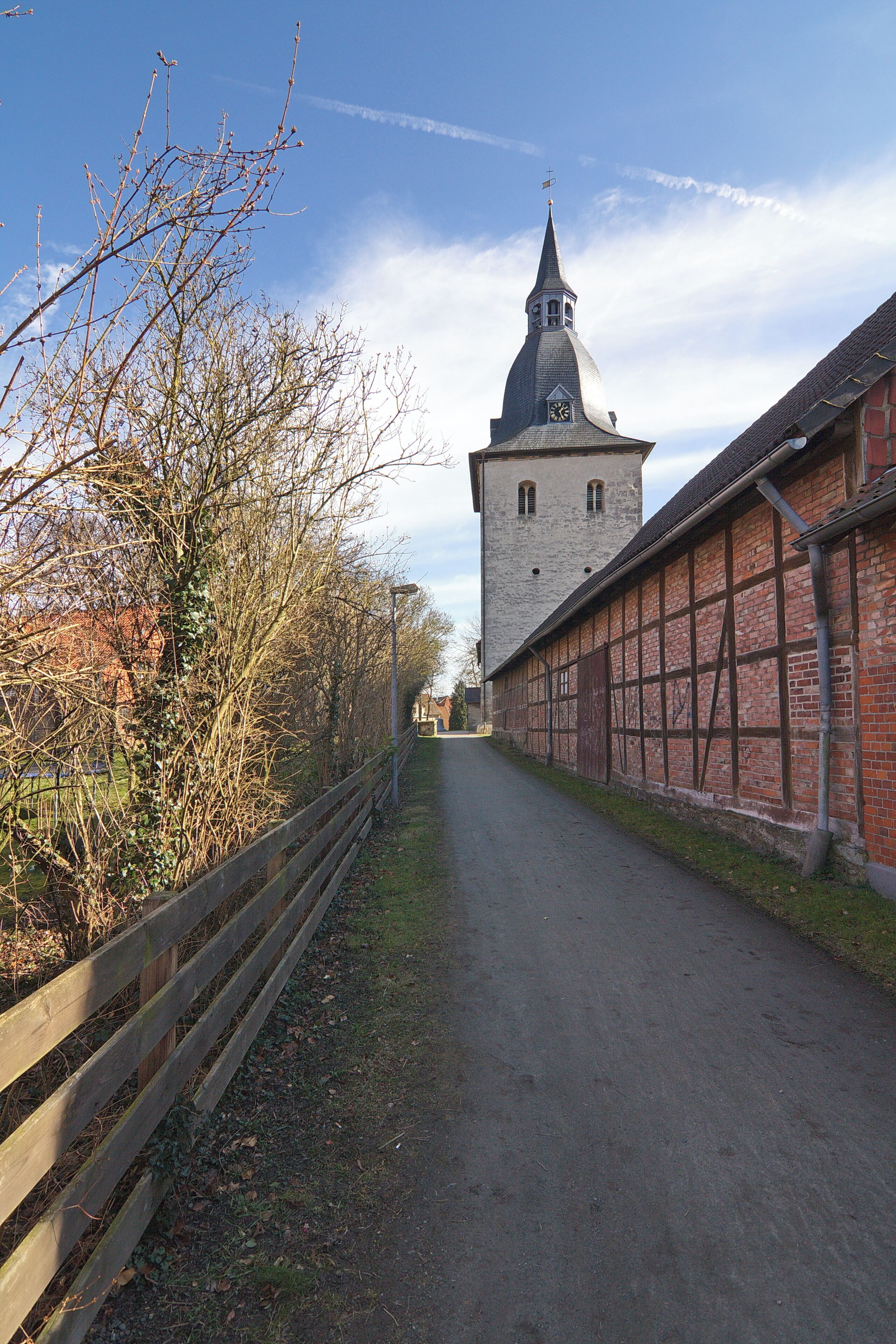 St.-Adrian-Kirche in Heiligendorf (Wolfsburg), Niedersachsen, Deutschland