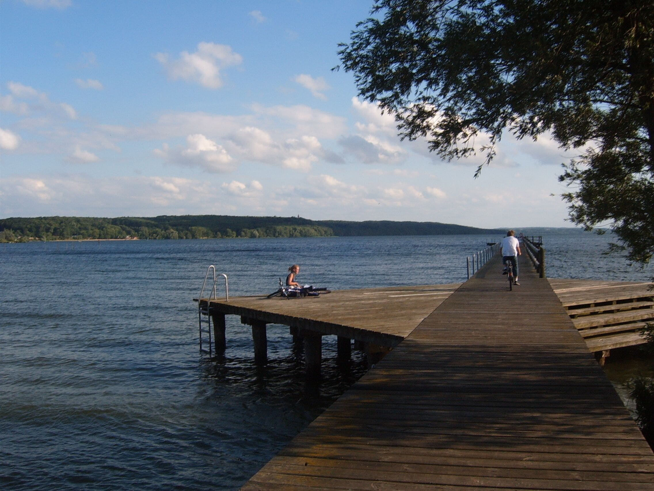 Tollensesee, Neubrandenburg, widok na pomost