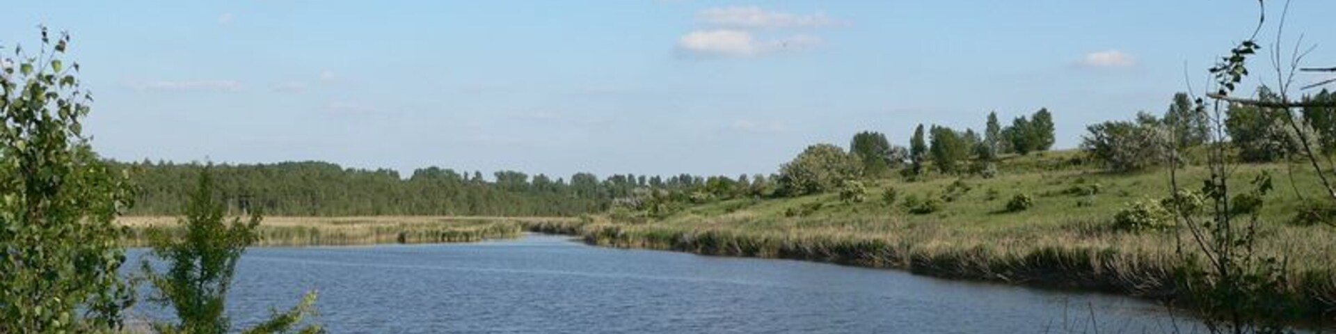 Ehemaliger Tagebau, "Blaues Auge", zwischen Bruckdorf und Osendorf, Halle (Saale)