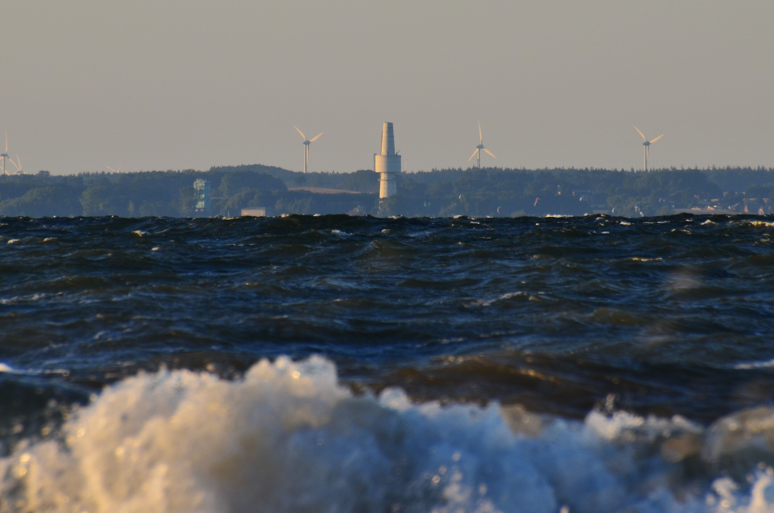 Blick Richtung Marineturm Pelzerhaken
