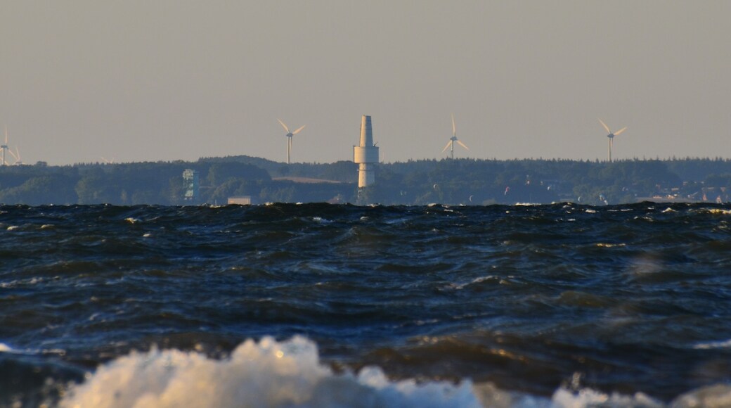 Blick Richtung Marineturm Pelzerhaken