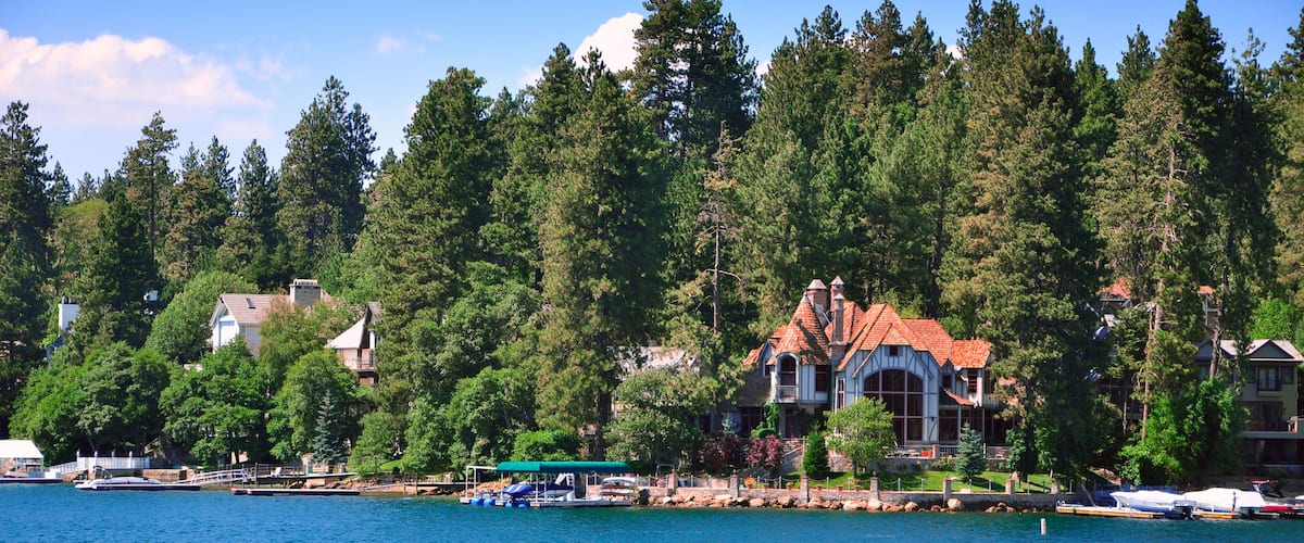 View of Lake Arrowhead California, USA