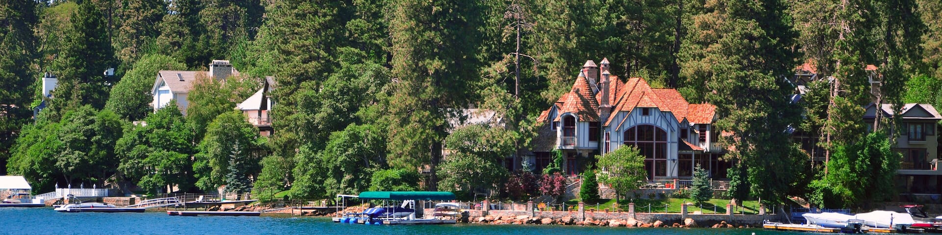 View of Lake Arrowhead California, USA