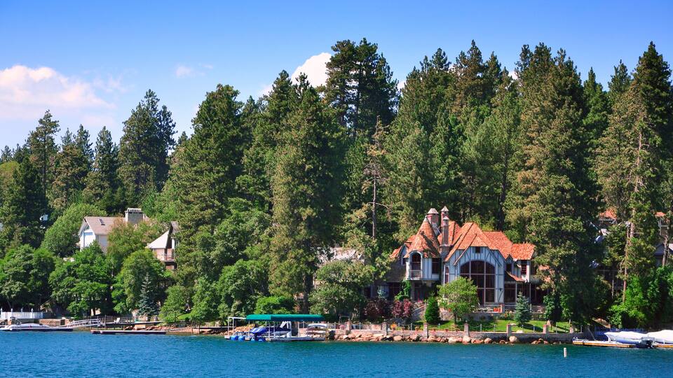 View of Lake Arrowhead California, USA