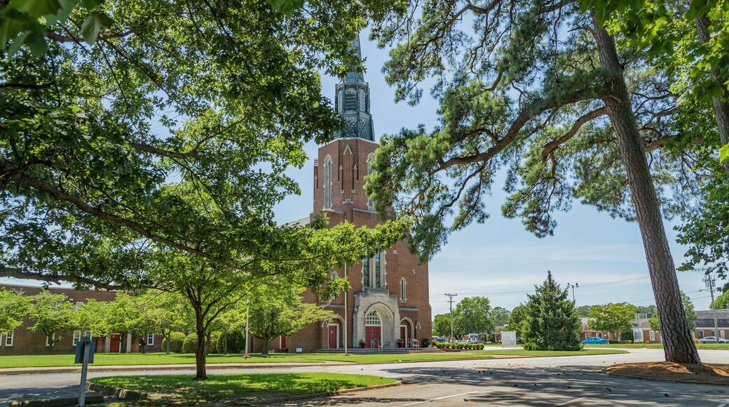 Churchland featuring a church or cathedral