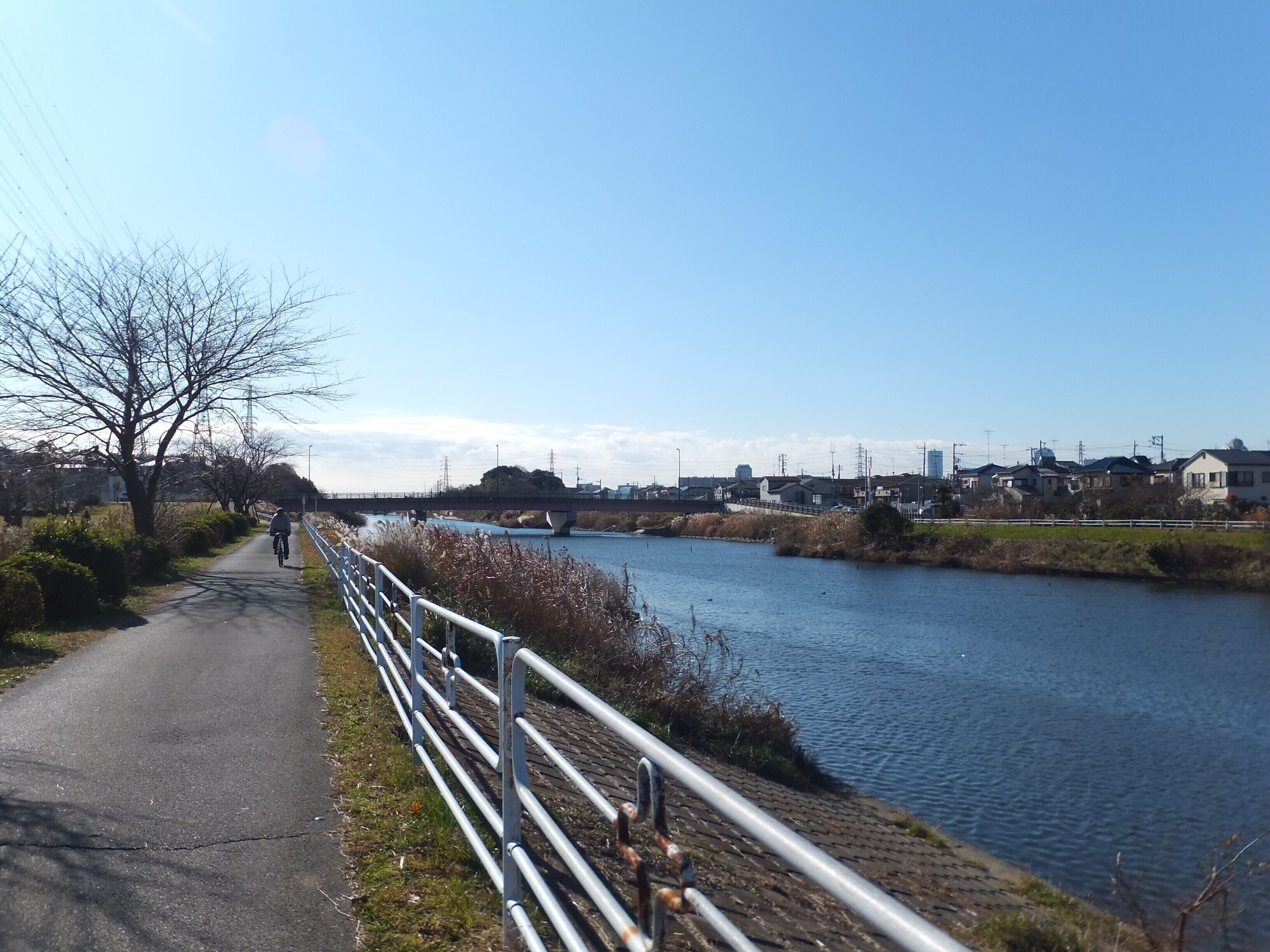 千葉市花見川区を流れる花見川