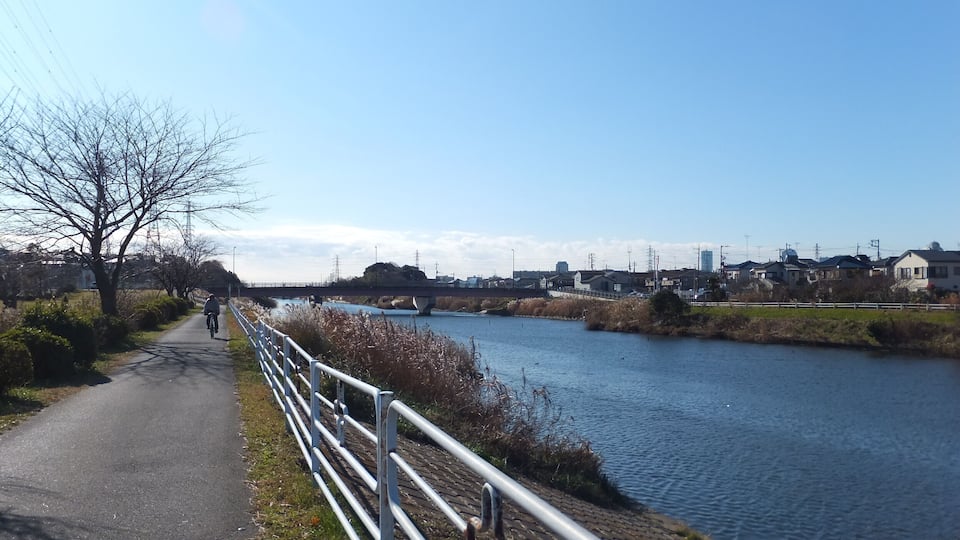 千葉市花見川区を流れる花見川