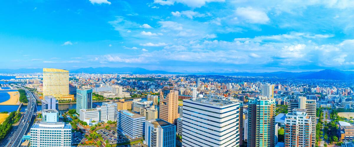 福岡タワーからの眺望