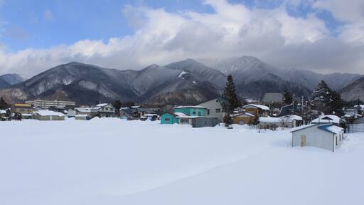 猪苗代付近の風景