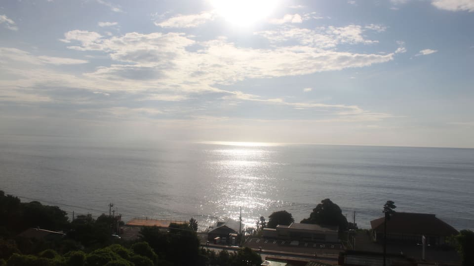 根府川駅付近の風景