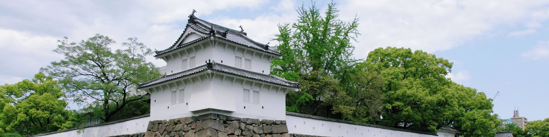 Funai Castle in Oita, Oita prefecture, Japan