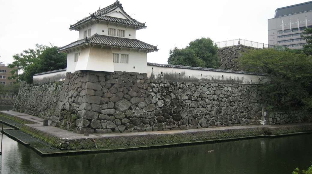 photo of Funai Castle Hitojichi-yagura and Base of The Keep Tower in Honmaru
