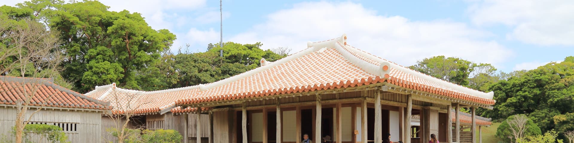 The gardens of Shikina-en,in Okinawa, Japan.