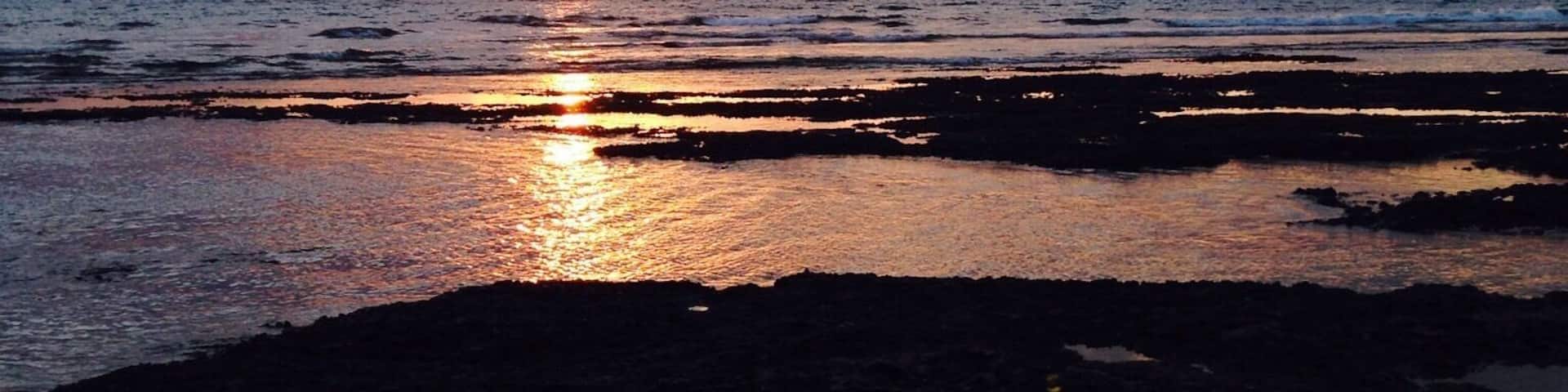 Sunsets over the East China Sea are one of the best ways to spend an evening in okinawa.