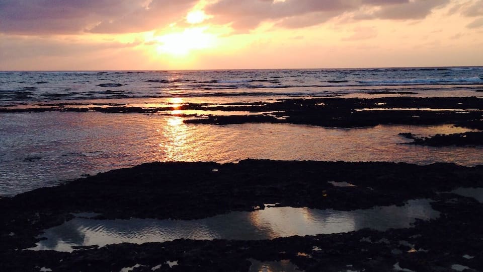 Sunsets over the East China Sea are one of the best ways to spend an evening in okinawa.
