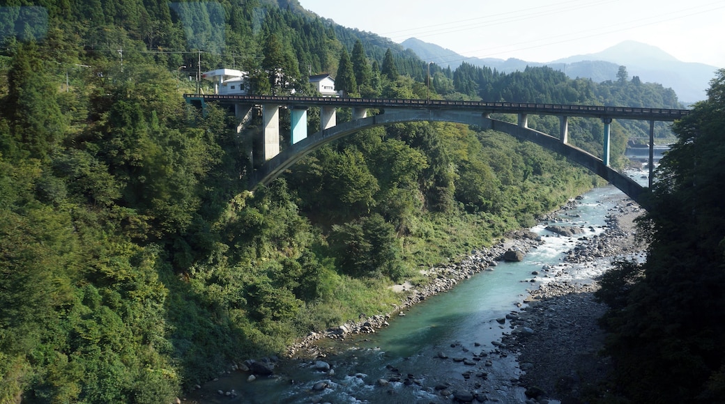 常願寺川と芳見橋 - Yoshimi Bridge at Joganji River
