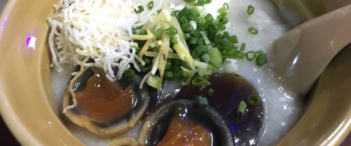 "Jok Bangkok"
Congee with double eggs #foodiefinds