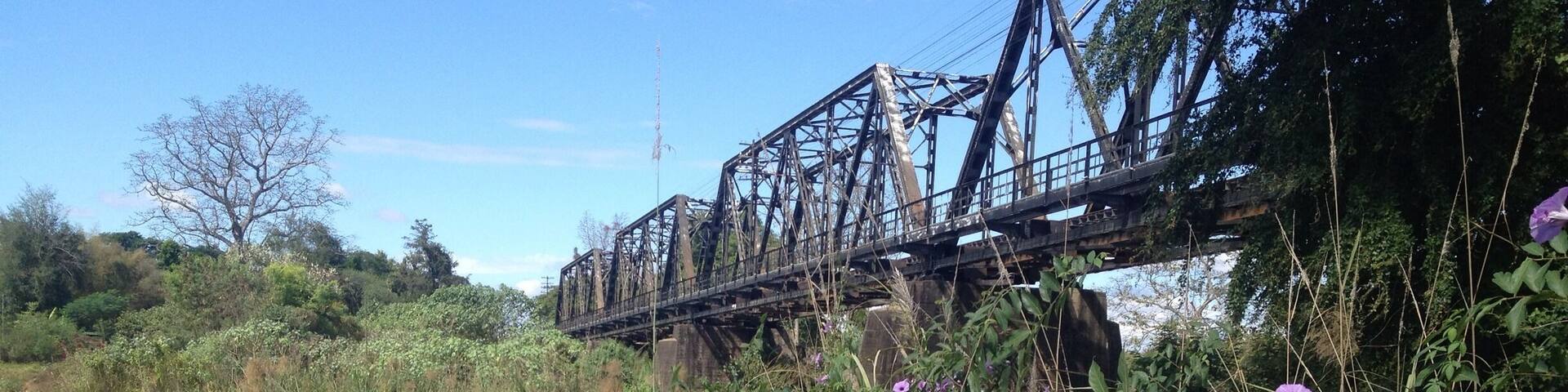 Railway bridge since world war II.
