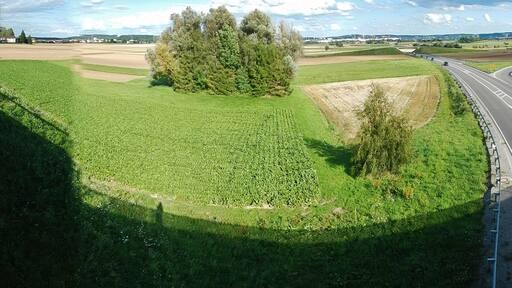 Rumdumblick von der Mühlackerstraße K1004 zwischen Darmsheim und Maichingen