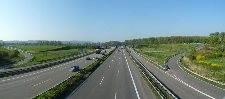 Autobahnausfahrt Karlsruhe-Nord