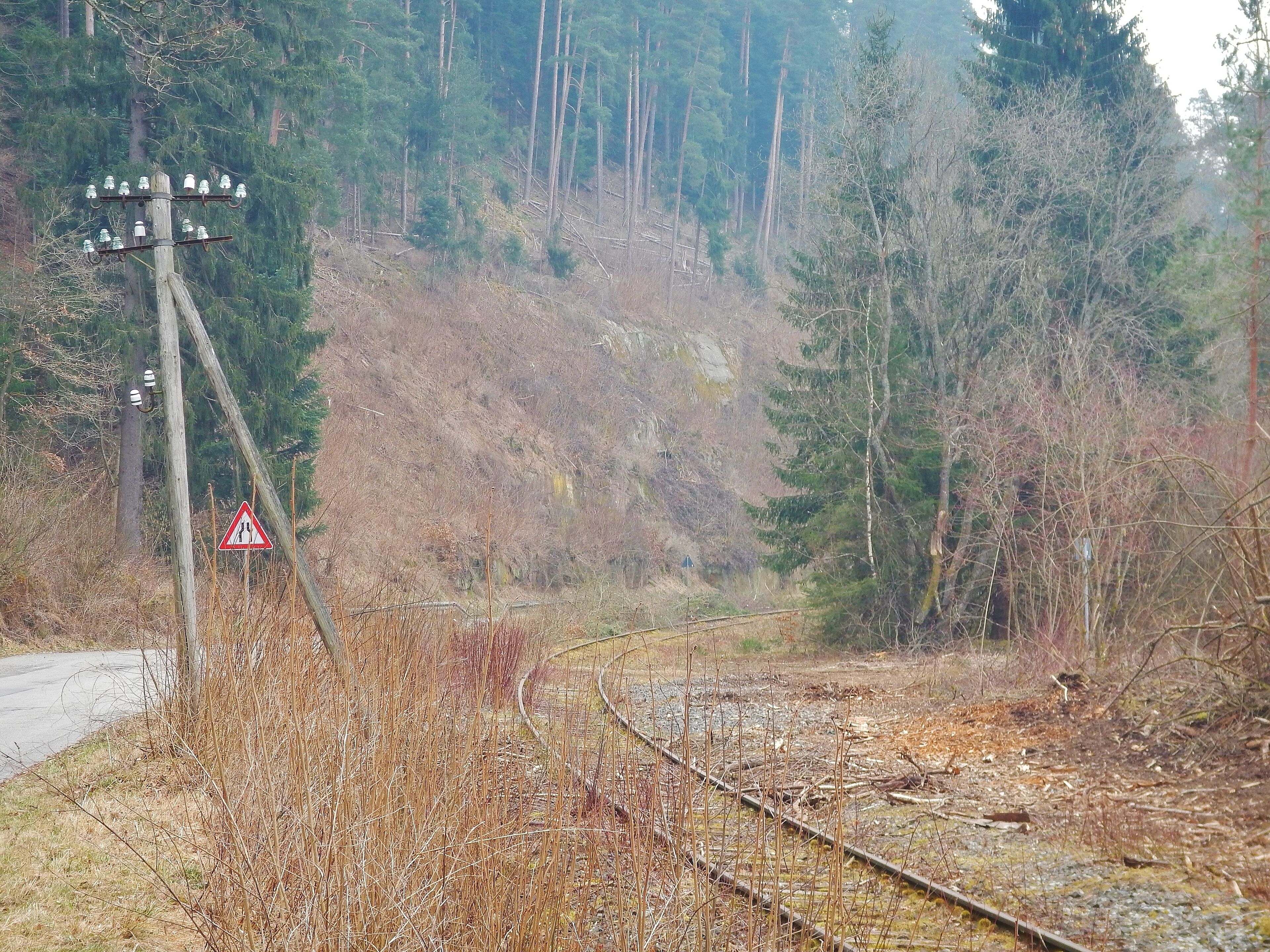 Hermann-Hesse-Bahn, S-Bahn Fertigstellung spätestens 2019 geplant , ehemalig:Württembergische Schwarzwaldbahn, Stuttgart Calw, eröffnet 1872, eingestellt 1983, bei Hirsau