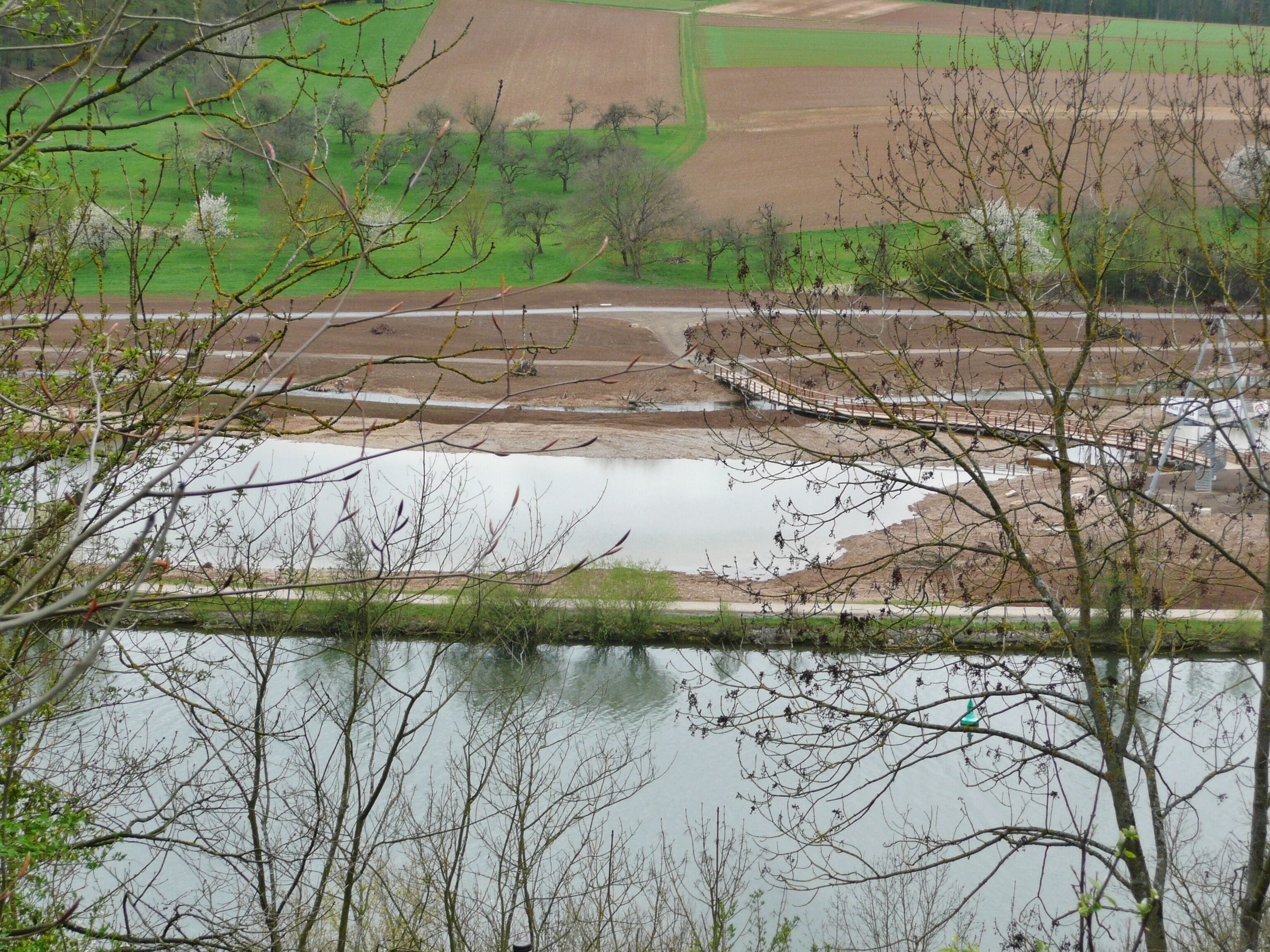 Beim 366 km langen Neckartalradweg: IKoNe (Integrierende Konzeption Neckar-Einzugsgebiet): Pilotprojekt "Zugwiesen"