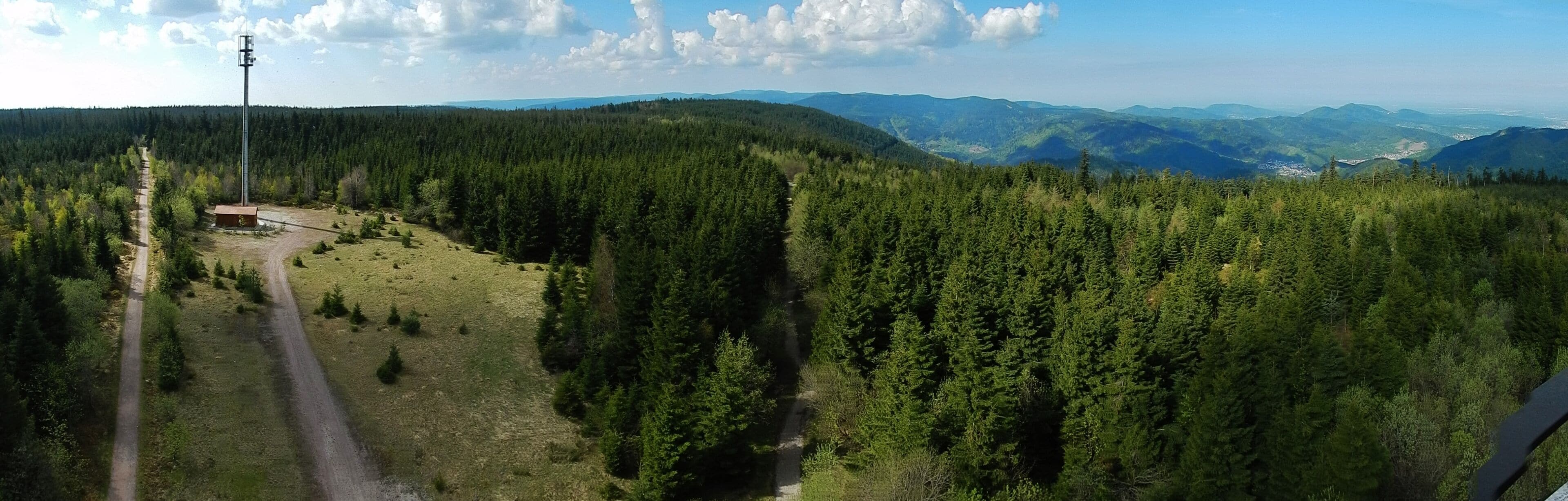 Ausblick vom Hohlohturm (Kaiser-Wilhelm-Turm)